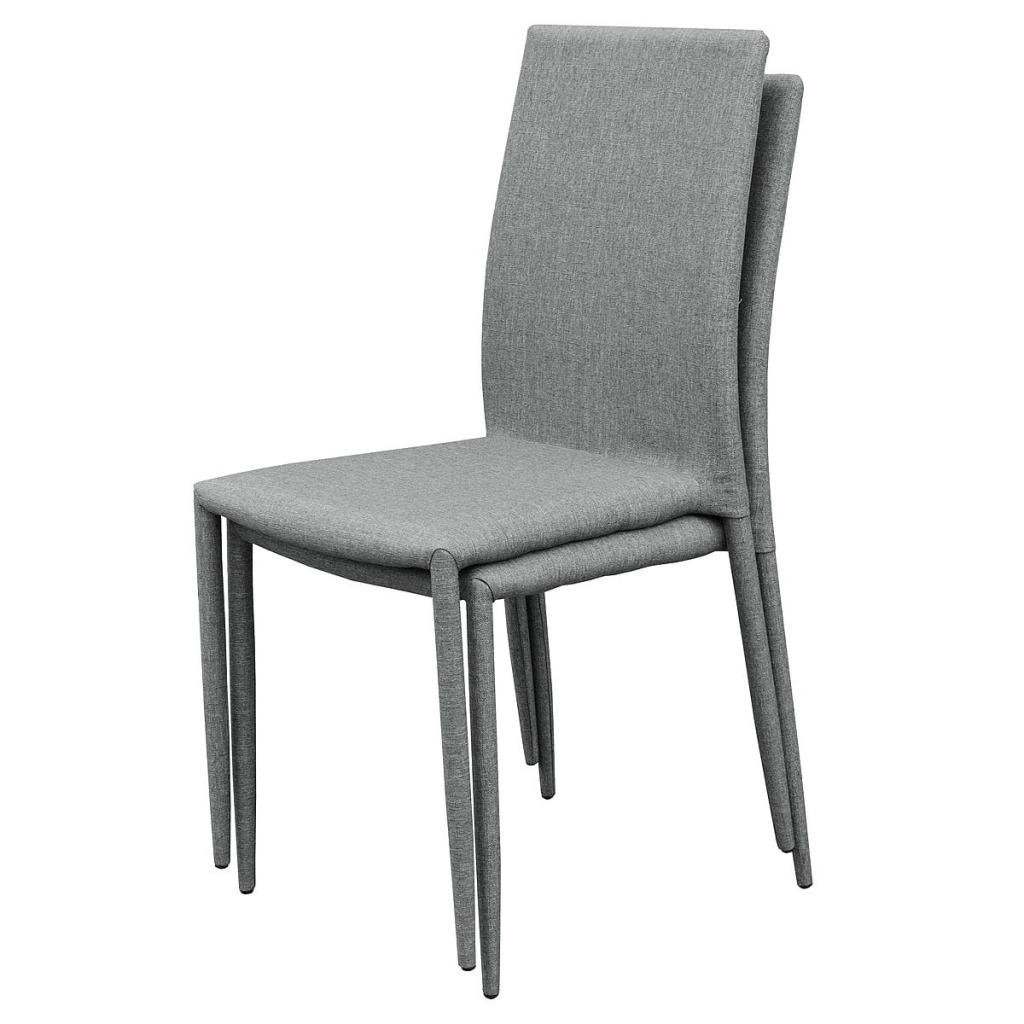 Selina Stacking Dining Chair Grey