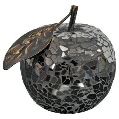 Mosaic Glass Apple - Black