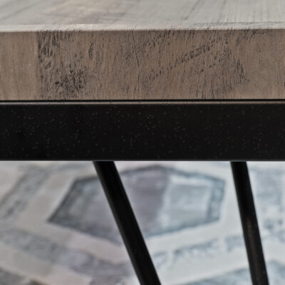 Antique Grey Coffee Table Detail