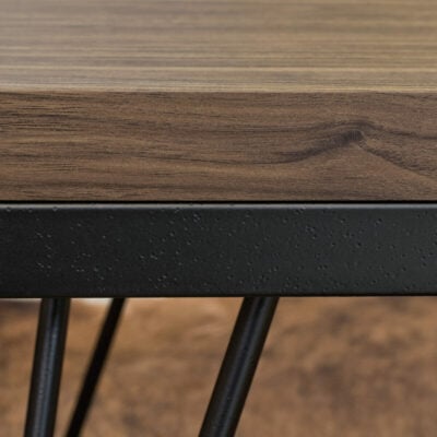 Walnut Wood Effect Coffee Table Detail