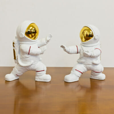 Kung Fu Astronaut Figurines