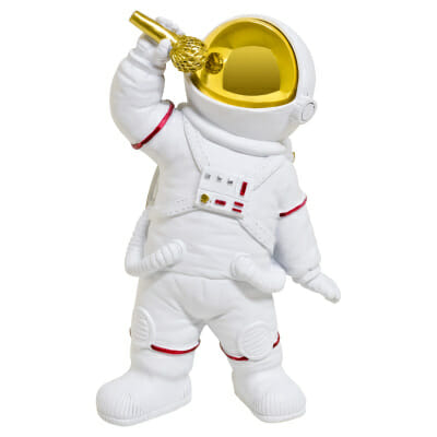 Astronaut Microphone Figurine