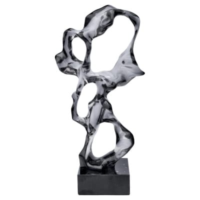 Abstract Resin Art Sculpture Front View