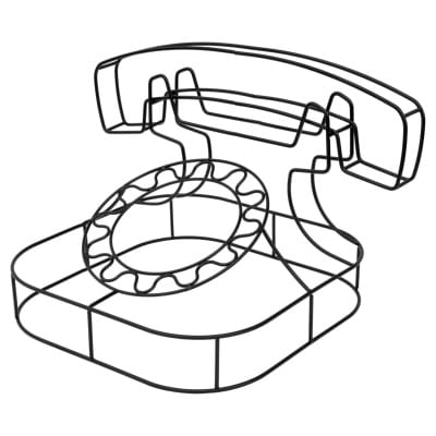 Retro Wire Telephone