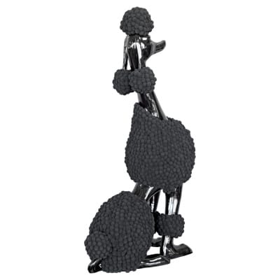 Pompadoodle Poodle Statuette - Back