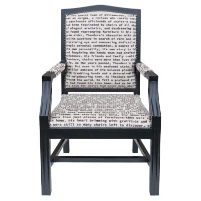 Seat of Desire - Theodore's Obsession Accent Chair - Front