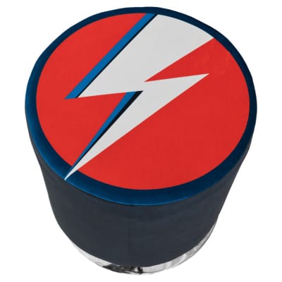 Ziggy Stardust Swivel Drum Stool Top