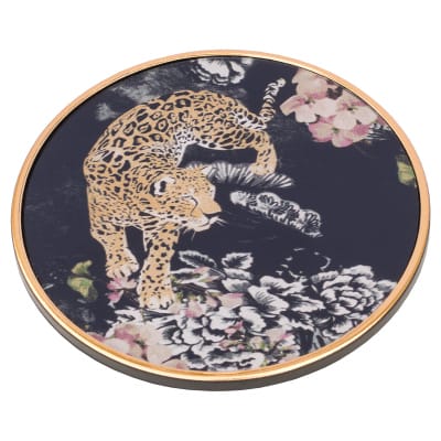 Leopard Circular Coaster