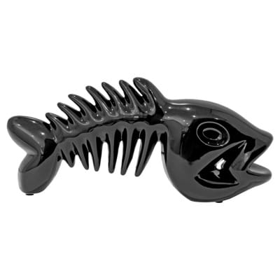 Ceramic Black Fish Bone