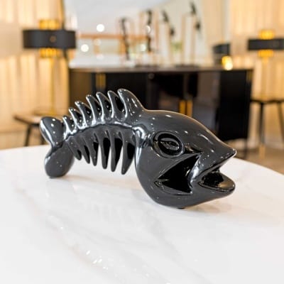 Ceramic Black Fish Bone in our Showroom