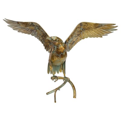 Metal Eagle Sculpture - Front