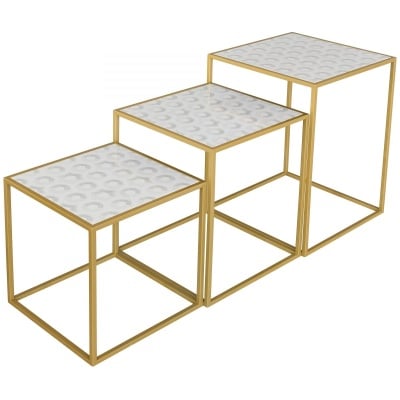 Pantheon Nest of Three Tables by Laurence Llewelyn Bowen