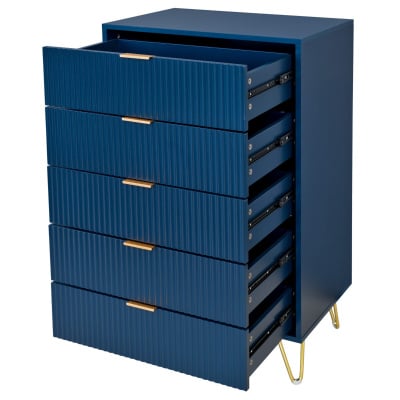 Sparrow Five Drawer Chest - Open