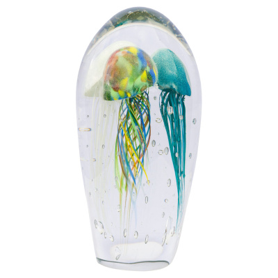 Tall Glass Jellyfish Ornament