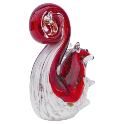 Glass Red Squirrel - Back