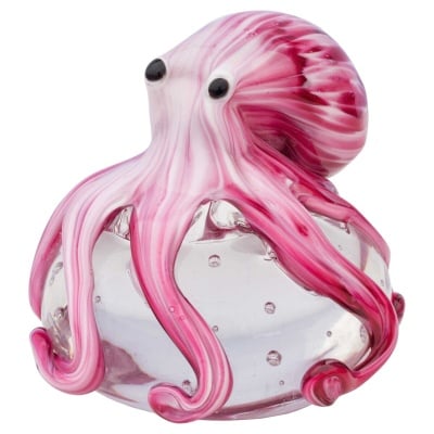 Glass Pink Octopus